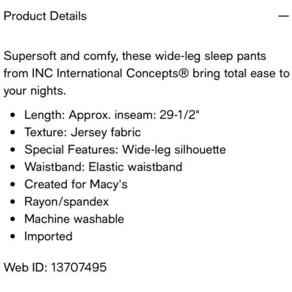 New Inc International Concepts Women's WideLeg Sleep animal spots Pants XXL - Picture 5 of 6